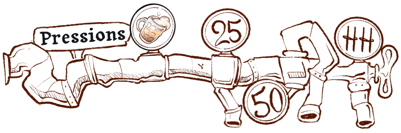 Beers available on draught